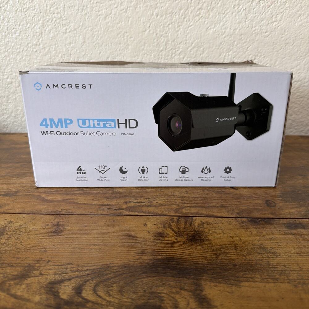 Amcrest IP4M-1026B 4MP UltraHD WiFi Outdoor Bullet Security Camera Tested